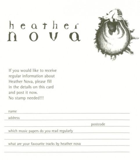 Heather Nova Scanned images